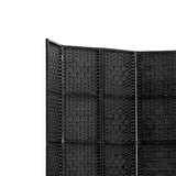 6 Panel Black Room Divider