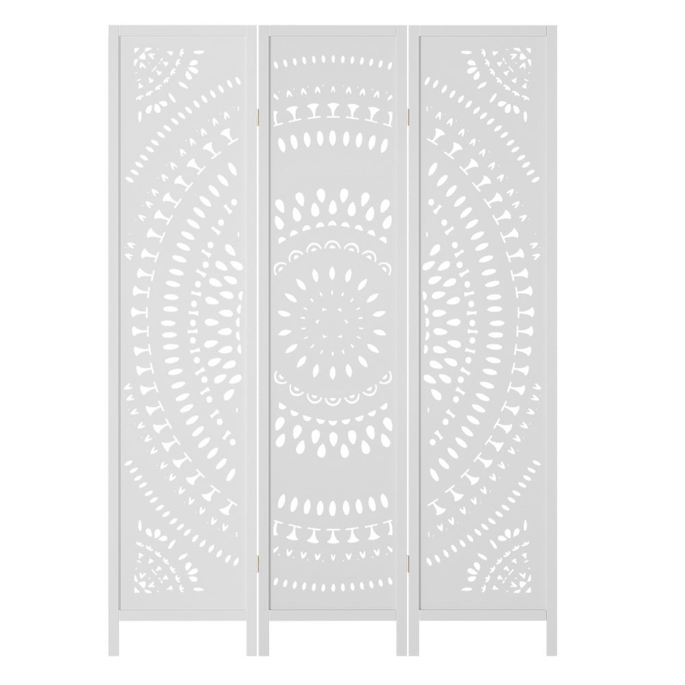 white panelled room divider