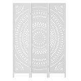 white panelled room divider