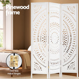 white panelled room divider