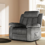 Massage Recliner Chair Grey