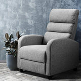 Recliner Armchair Grey