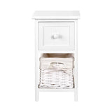 Claire White Bedside Table x 2