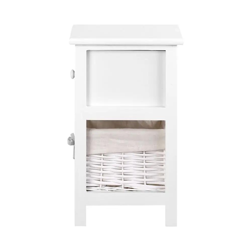 Claire White Bedside Table x 2