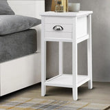 Thyme White Bedside Table