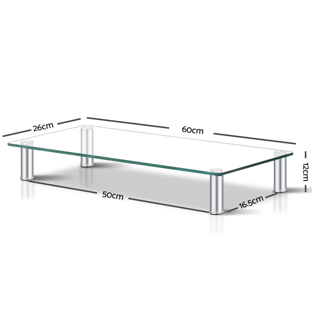 Monitor Stand - Glass Desktop Riser