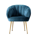 Ember Armchair Velvet Blue