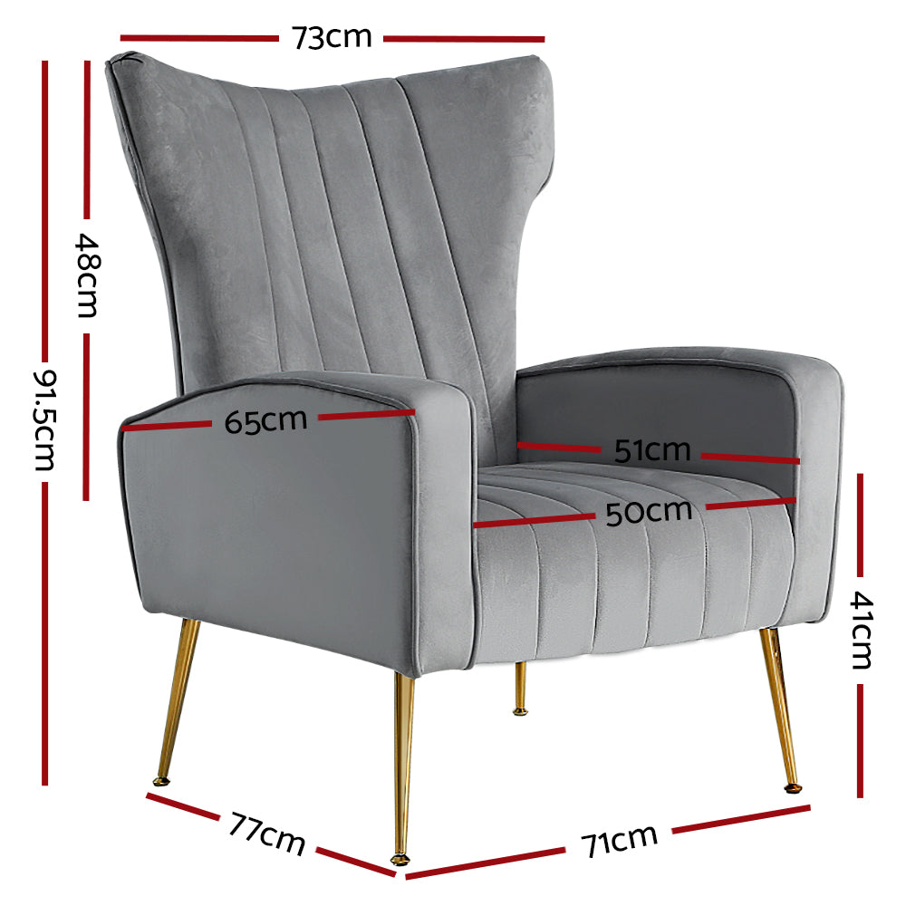 Kate Armchair Grey