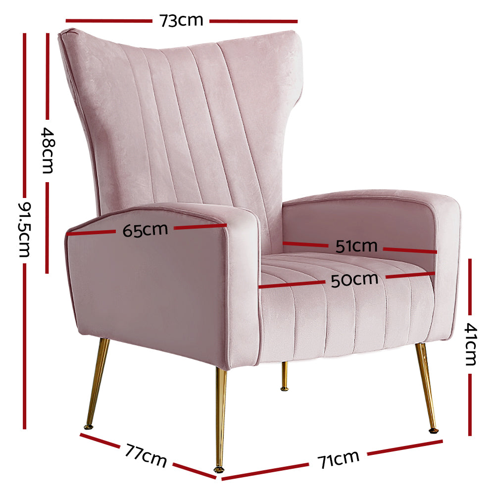 Kate Armchair Pink