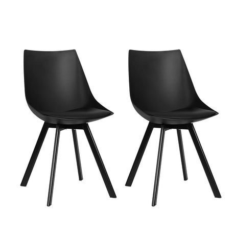 2 x Lylette Dining Chairs Black