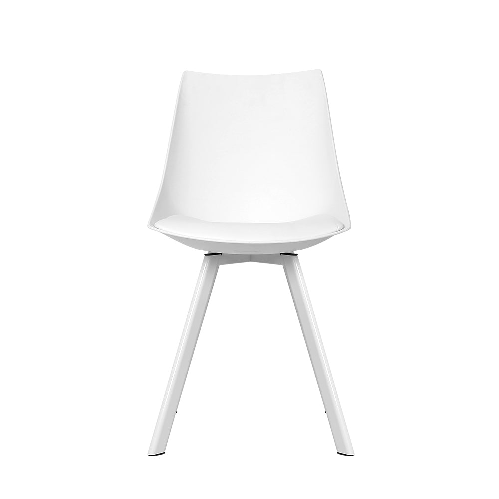 Lylette Dining Chairs Set of 2 White