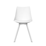 Lylette Dining Chairs Set of 2 White