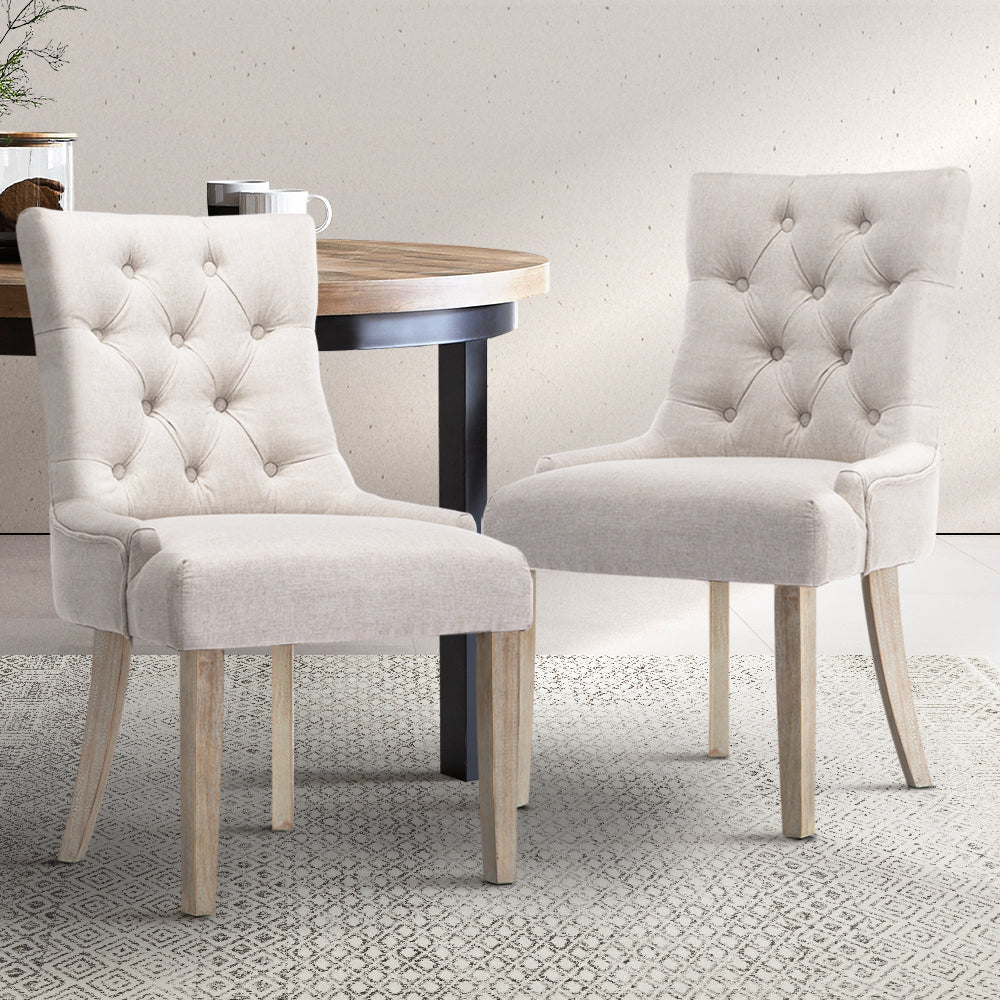 Cayes Dining Chair Cream Beige