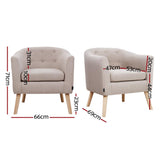 Adora Armchair Beige