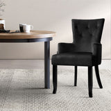 Cayes Black French Provincial Dining Chair