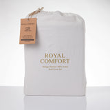 Royal Comfort Vintage Washed 100% Cotton Quilt Cover Set Bedding Ultra Soft - Single - White