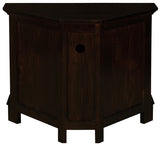 Tasmania 2 Door Corner TV Stand (Chocolate)