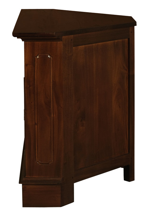 Tasmania 2 Door Corner TV Stand (Mahogany)