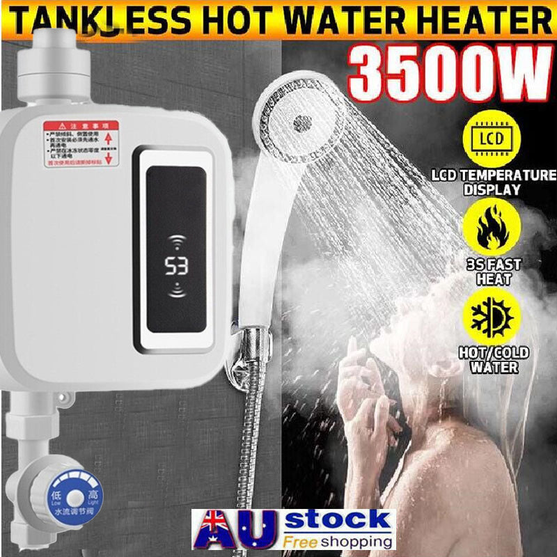 Tankless Instant Electric Hot Water Heater System Instant Hot Water Shower Heat