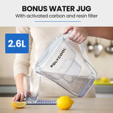 PolyCool 22L Water Cooler Dispenser Container Tank, with 7-Stage Filter Purifier System