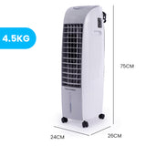 POLYCOOL 6L Portable Evaporative Air Cooler 24 Hour Timer 4 in 1 Cooling Fan