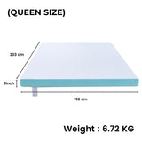 GOMINIMO Dual Layer Mattress Topper 3 inch with Gel Infused (Queen) GO-MTP-106