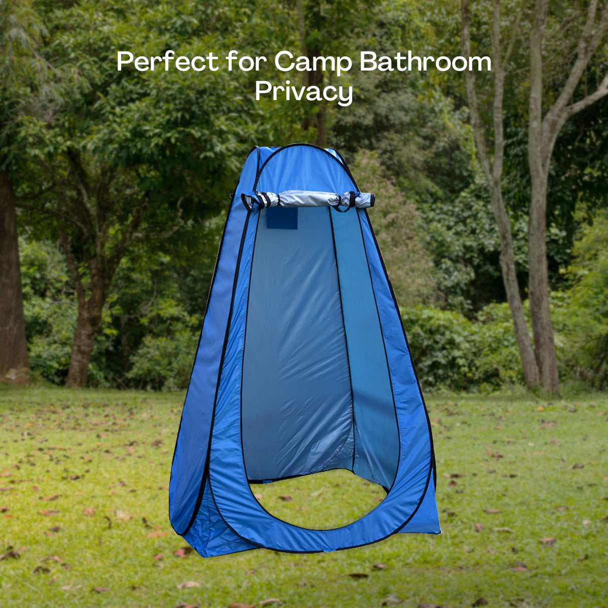 KILIROO Shower Tent with 2 window (Dark Blue)