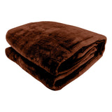 Laura Hill Mink Blanket Double Sided Queen Size Soft Plush Bed Faux Throw 220 X 240cm