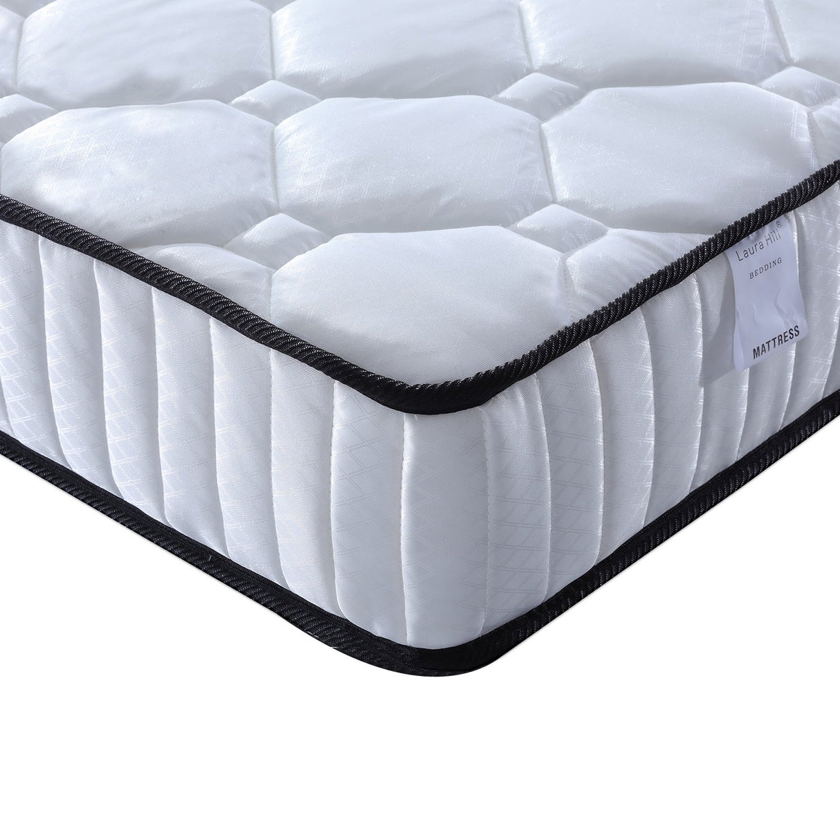 Laura Hill King Single Size Mattress Pocket Spring High Density Foam For Bed