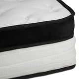 Laura Hill  Double Mattress Bed Size Euro Top 5 Zone Spring Foam 32cm Bedding Pocket