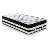 Laura Hill Single Mattress Bed Size Euro Top 5 Zone Spring Foam 34cm Bedding