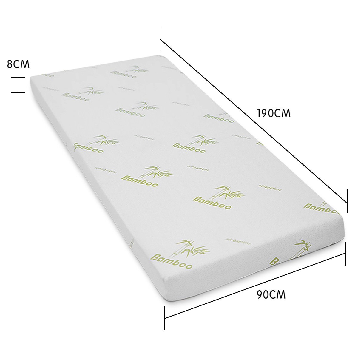 Laura Hill Cool Gel Memory Foam Mattress Topper - Single