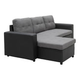 Ember Corner Sofa Linen Lounge Couch L-shaped Modular Furniture Home Chaise Grey