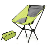 Ultralight Aluminum Alloy Folding Camping Camp Chair Outdoor Hiking Patio Backpacking Orange