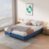 Velvet Blue Bed Frame – Single