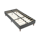 Bed Frame Mattress Foundation (Dark Grey) – Queen