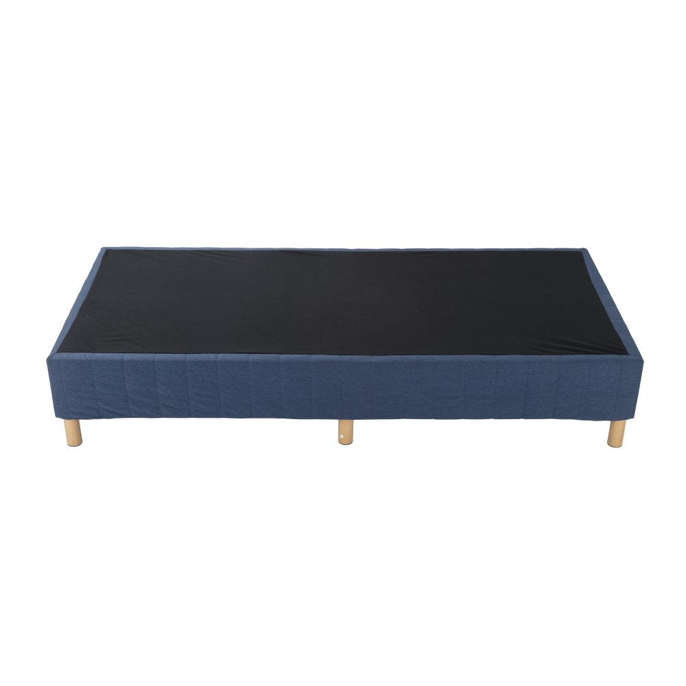 Metal Bed Frame Mattress Foundation Blue – Double