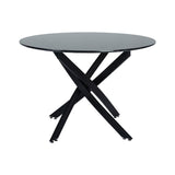 Ember 5Pc The Velvet Marble Dining Table and Chair Set