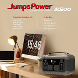 JumpsPower 600W 555Wh Portable Power Station Charger LED Light