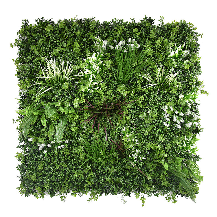 YES4HOMES 5 SQM Artificial Plant Wall Grass Panels Vertical Garden Foliage Tile Fence 1X1M Green