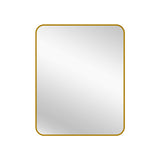 Gold Metal Rectangle Mirror - Small 80cm x 100cm