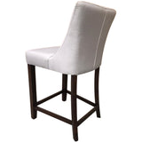 Florence  High Fabric Dining Chair Bar Stool French Provincial Solid Timber