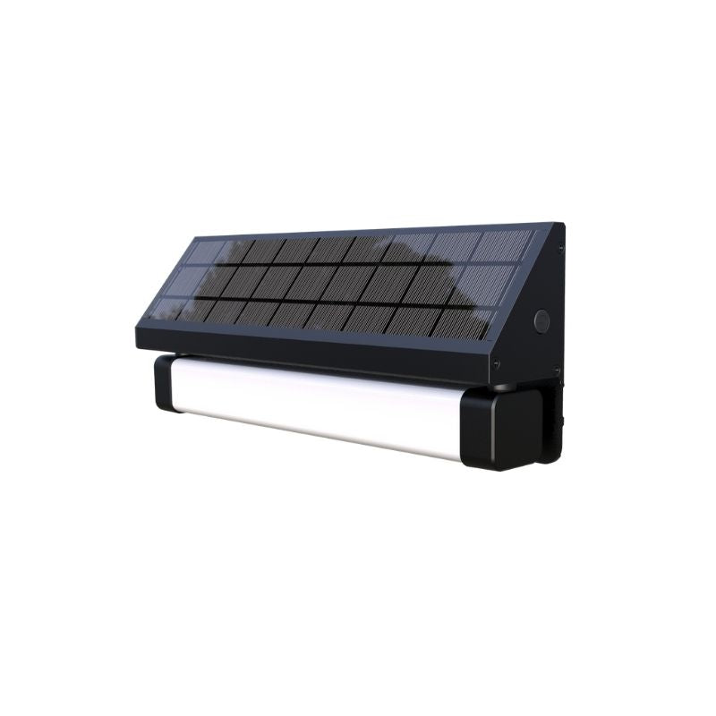 Solar LED Wall Light with Motion Sensor for Outdoor Walls and Business Sign