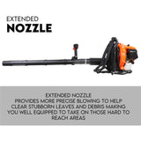 Petrol Leaf Blower 2 Stroke 42.7cc Backpack Commercial 540km/H