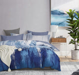 Microfiber Reversible Quilt Cover Set - Chavez - Queen Size