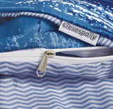 Microfiber Reversible Quilt Cover Set - Chavez - King Size