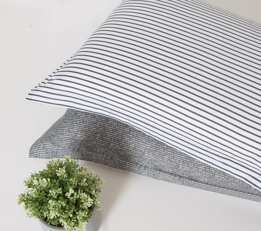 100% Cotton Reversible Quilt Cover Set - Gerry - King Size