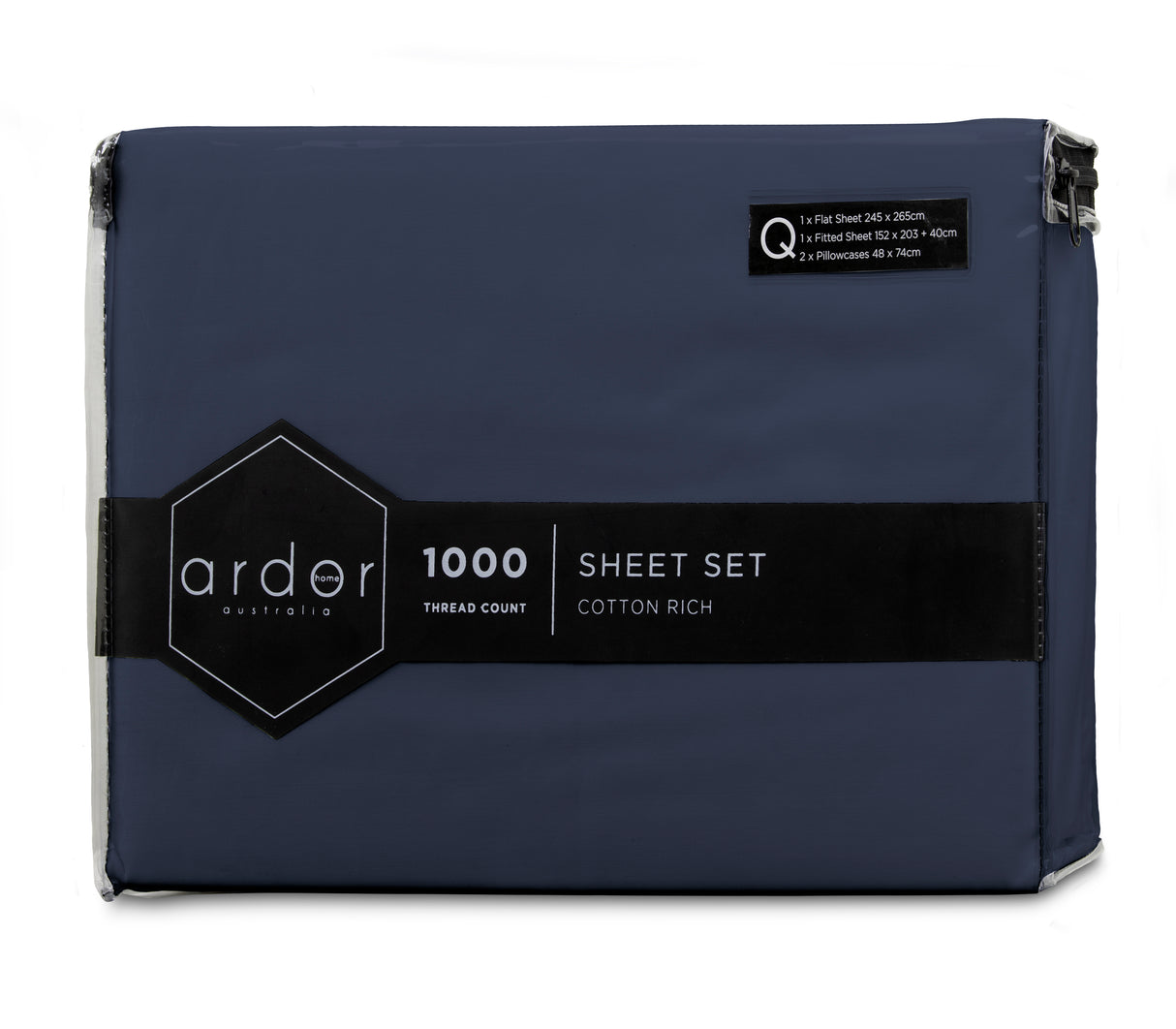 1000TC Cotton Rich SHEET SET - SINGLE