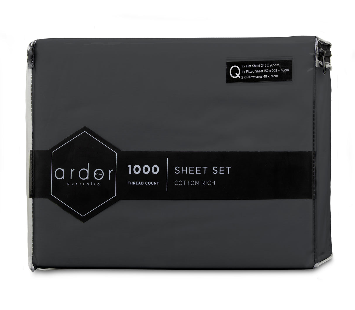 1000TC Cotton Rich SHEET SET - DOUBLE