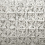 Cotton Waffle Blanket White King